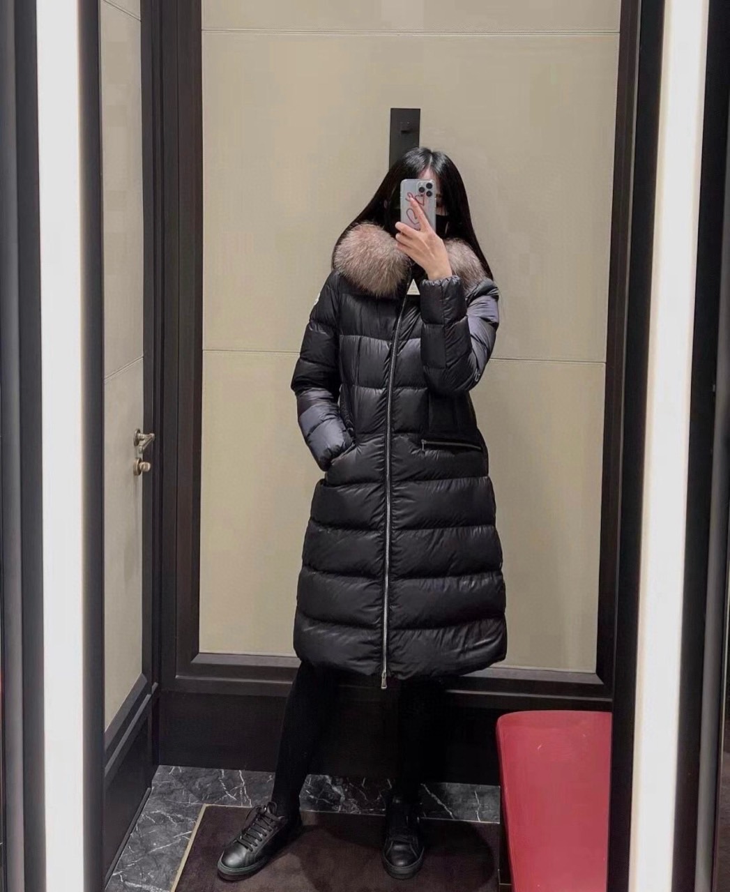 2024 FW 신상 칼라 몽클레어 Boedic 여성 프리미엄급 구스다운 롱자켓(매장판)