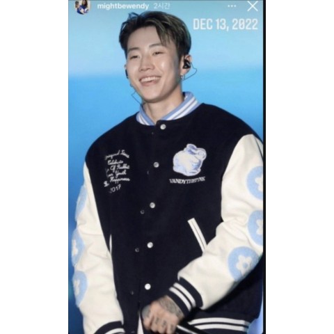 【루***】반디 더 핑크 래빗시 바시티자켓