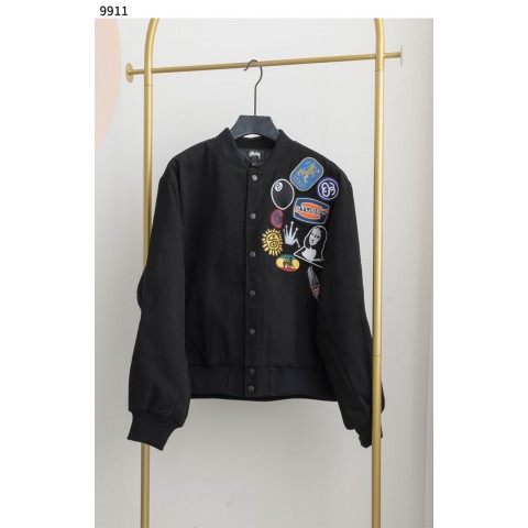 [Stüssy] 수입고급 스투시 수베니어 스타디움 봄버 블랙