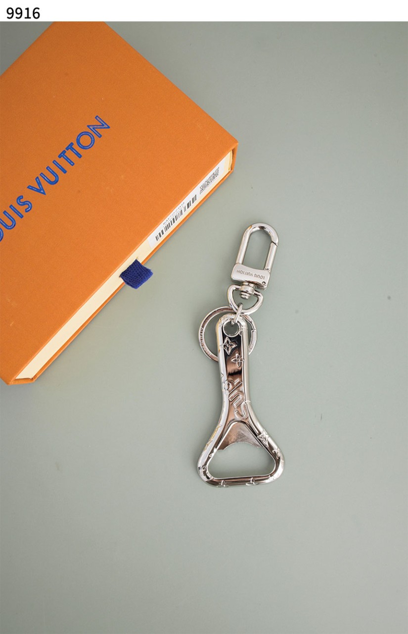 [Louis Vuitton] 수입고급 루이비통 X 슈프림 실버 모노그램 오프너 키링