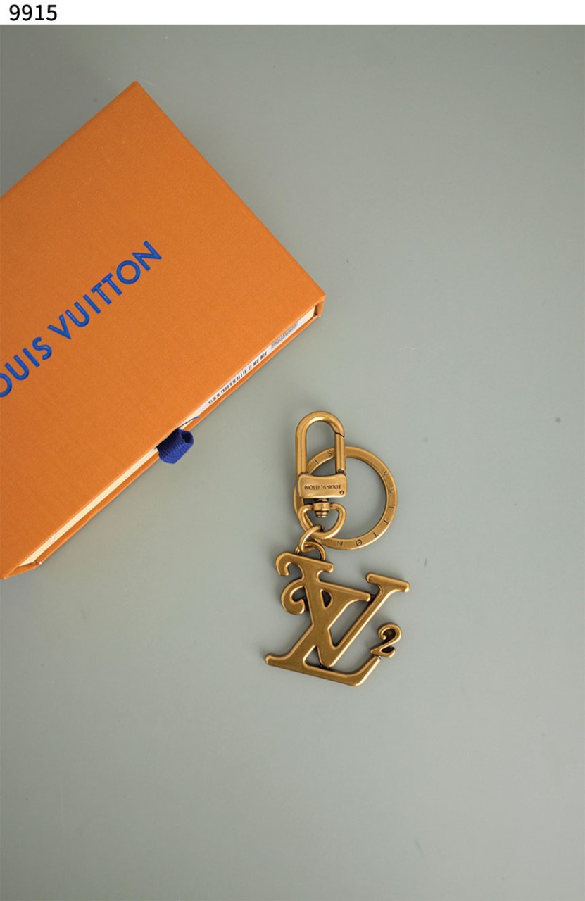 [Louis Vuitton] 수입고급 루이비통 x 니고 스퀘어드 LV 백 참 골드