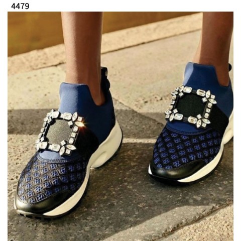 [Rogervivier] 수입프리미엄급 비브 런 스트라스 버클 스니커즈 전사이즈
