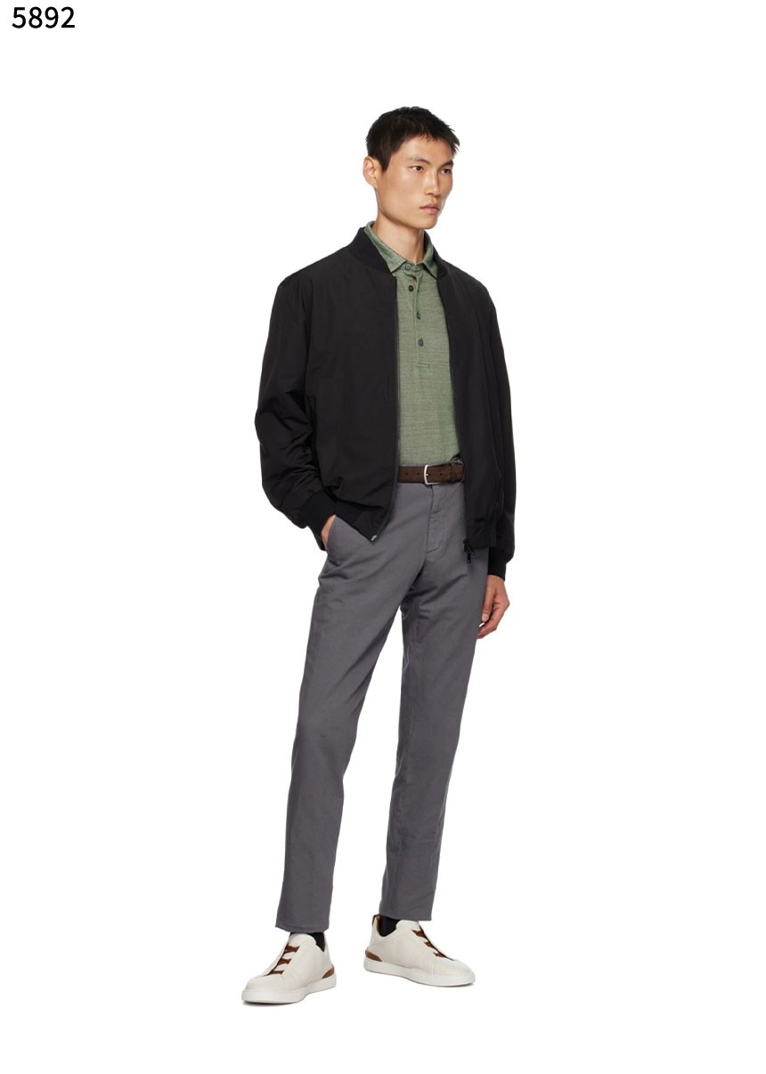 [ZEGNA] 수입프리미엄급  트리플 스티치 로우탑 스니커즈 신상
