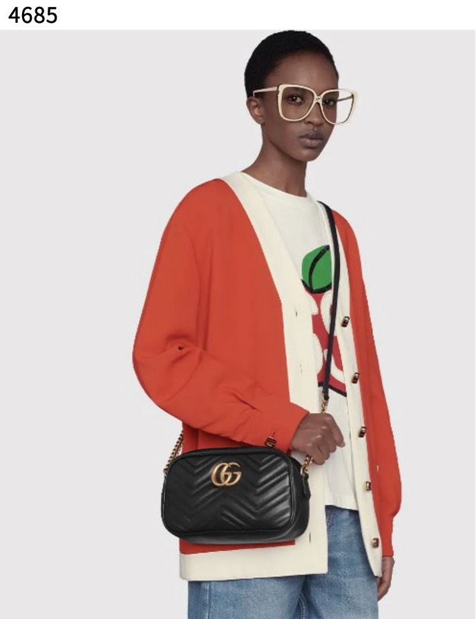 [Gucci] 수입프리미엄급 GG 마몬트 스몰 마틀라세 숄더백