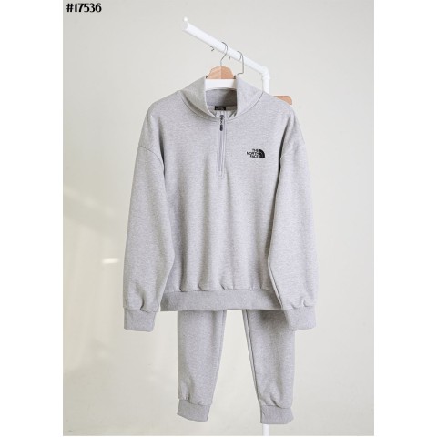 [THE NORTH FACE] 노스페이스 자수 로고 테리 아노락 자켓 & 테리 조거 팬츠