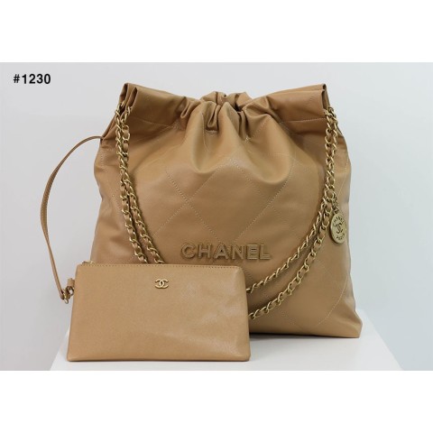 [CHANEL] 샤넬 22백 스몰 캐비어 호보백