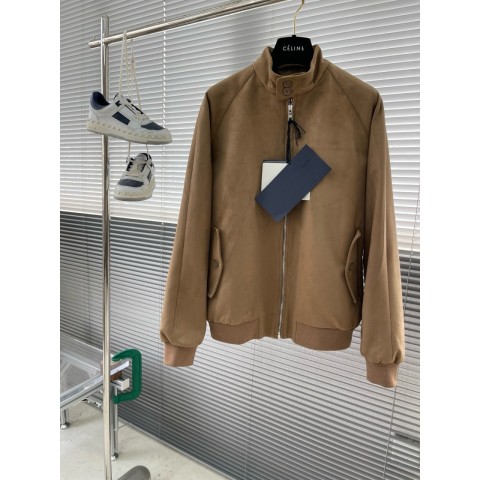 2025 FW 신상 프라다 남성 프리미엄급 스웨이드 자켓(매장판)