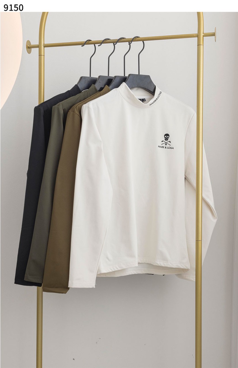 [MARK & LONA] 수입고급 SLEEVE BIG LOGO POINT LS HIGHNECK
