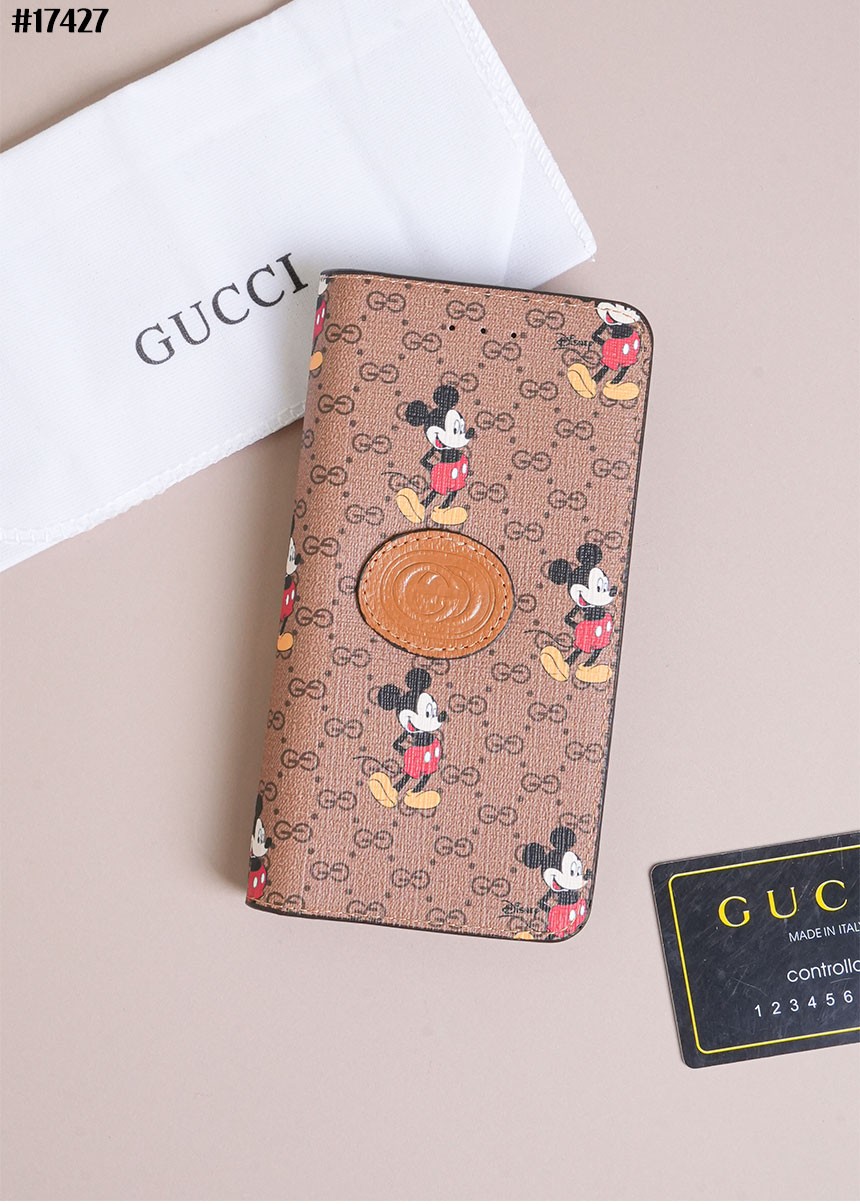 [GUCCI] 구찌 X 디즈니 미키마우스 인터로킹 G 스마트 케이스 커버