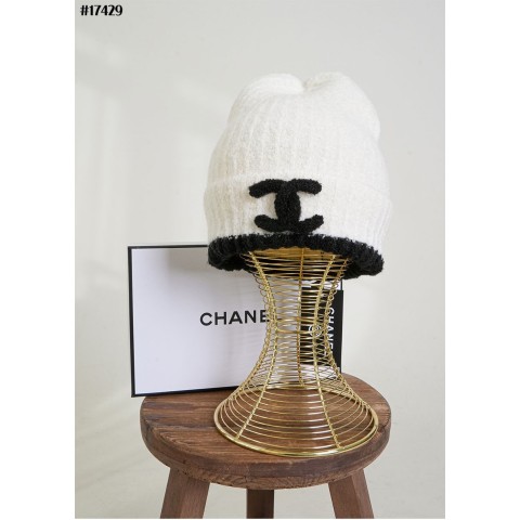 [CHANEL] 샤넬 CC 캐시미어 니트 비니