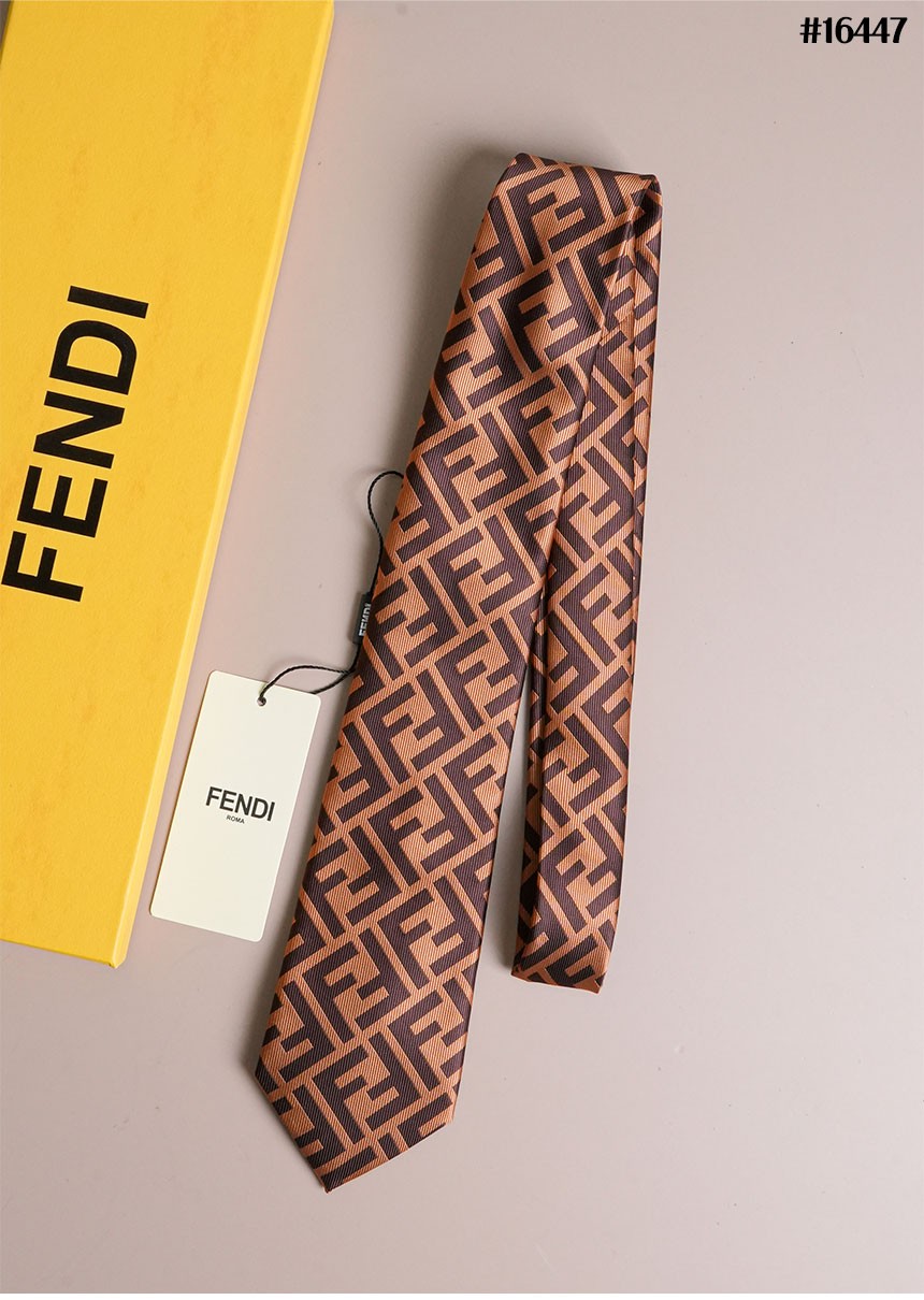 [FENDI] 펜디 FF 실크 자카드 넥타이