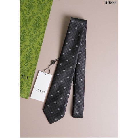 [GUCCI] 구찌 GG 꿀벌 실크 자카드 넥타이