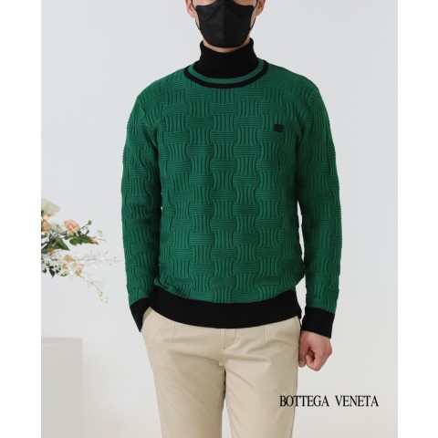[ B*TTEGA VENETA ] 수입 엠보 패턴 나비니트