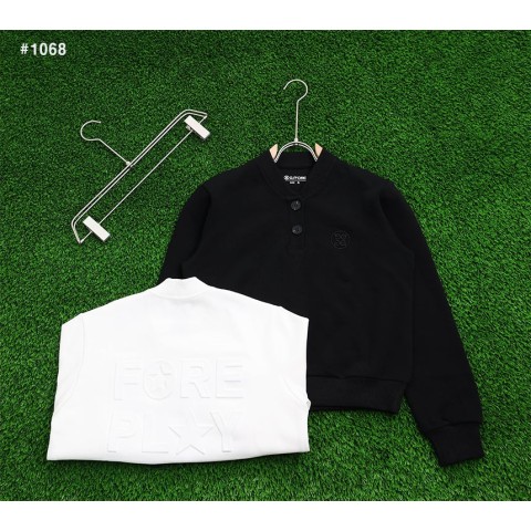 [G/FORE] 지포어 테리 로고 투버튼 맨투맨