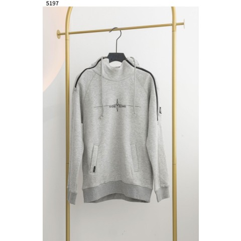 [STONE ISLAND] 수입고급 스톤 오프다이 유니섹스 기모 후드티