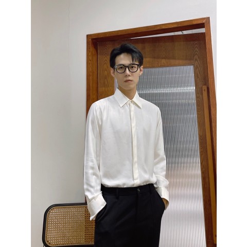 2025 SS 루이비통 남여공용 프리미엄급 실크 JQD 셔츠(매장판)