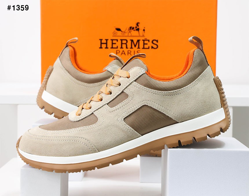 [HERMES] 에르메스 스웨이드 로우탑 스니커즈