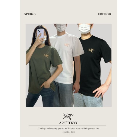 【아****】 로고 나염 면반팔티
