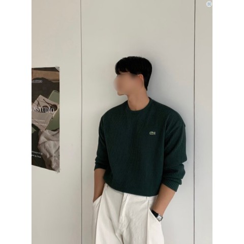 LC 베이직골지맨투맨