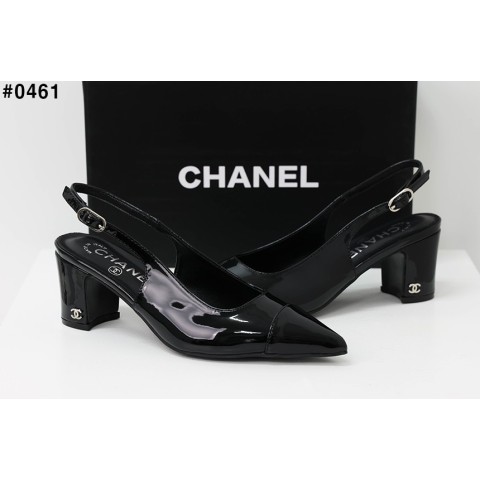 [CHANEL] 샤넬 애나멜 슬링백 힐