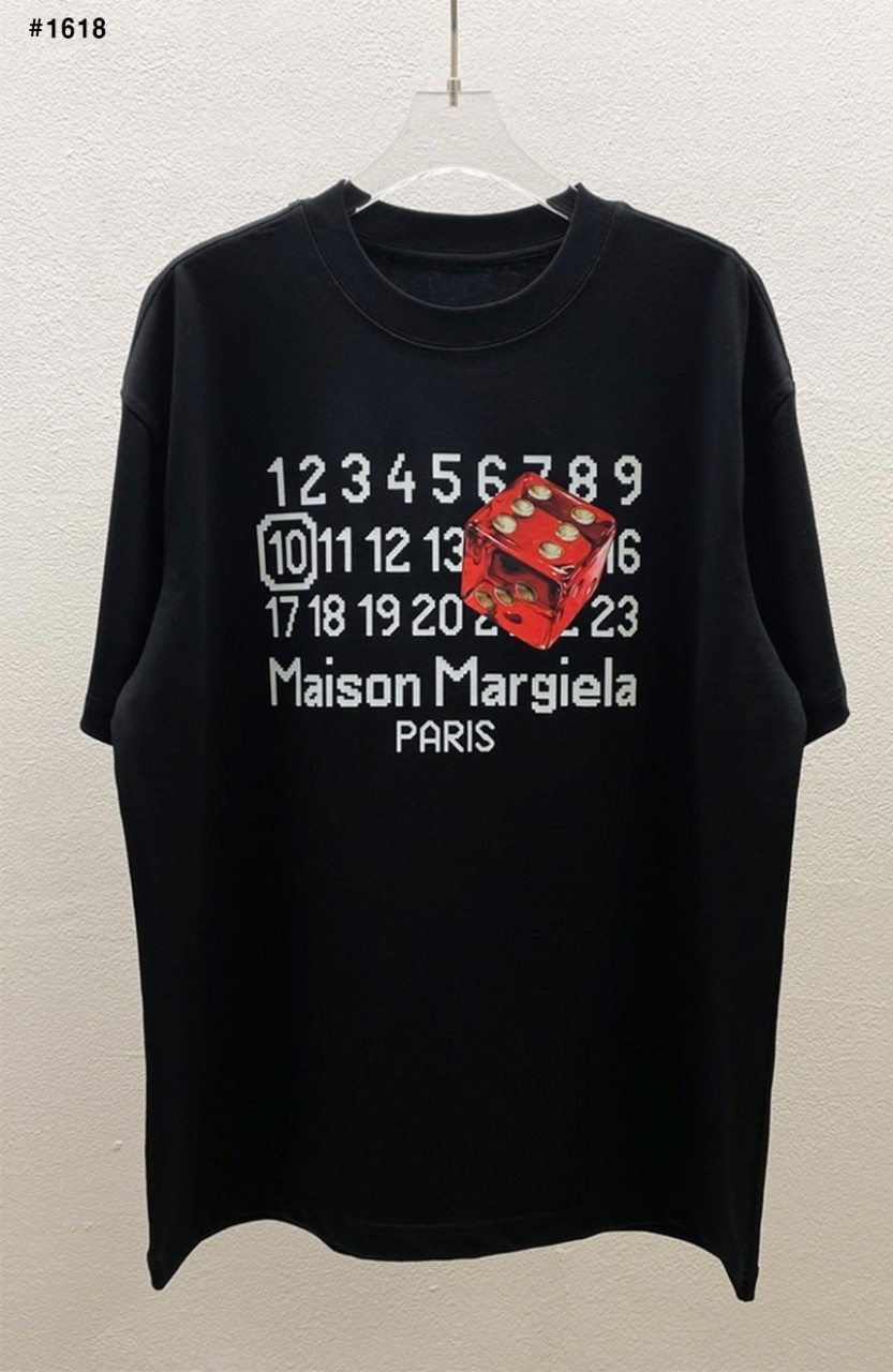 [Maison Margiela] 메종 마르지엘라 레드 다이스 반팔티