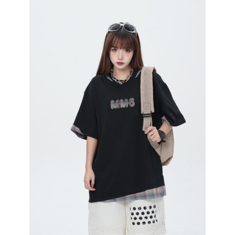 25 SS 메* 마르지*라 덧댐라운드 티셔츠