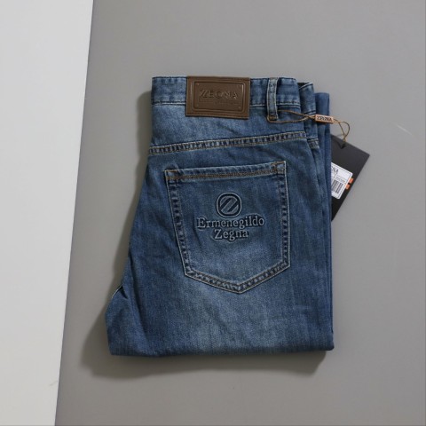 Z 데님 팬츠 자수포인트