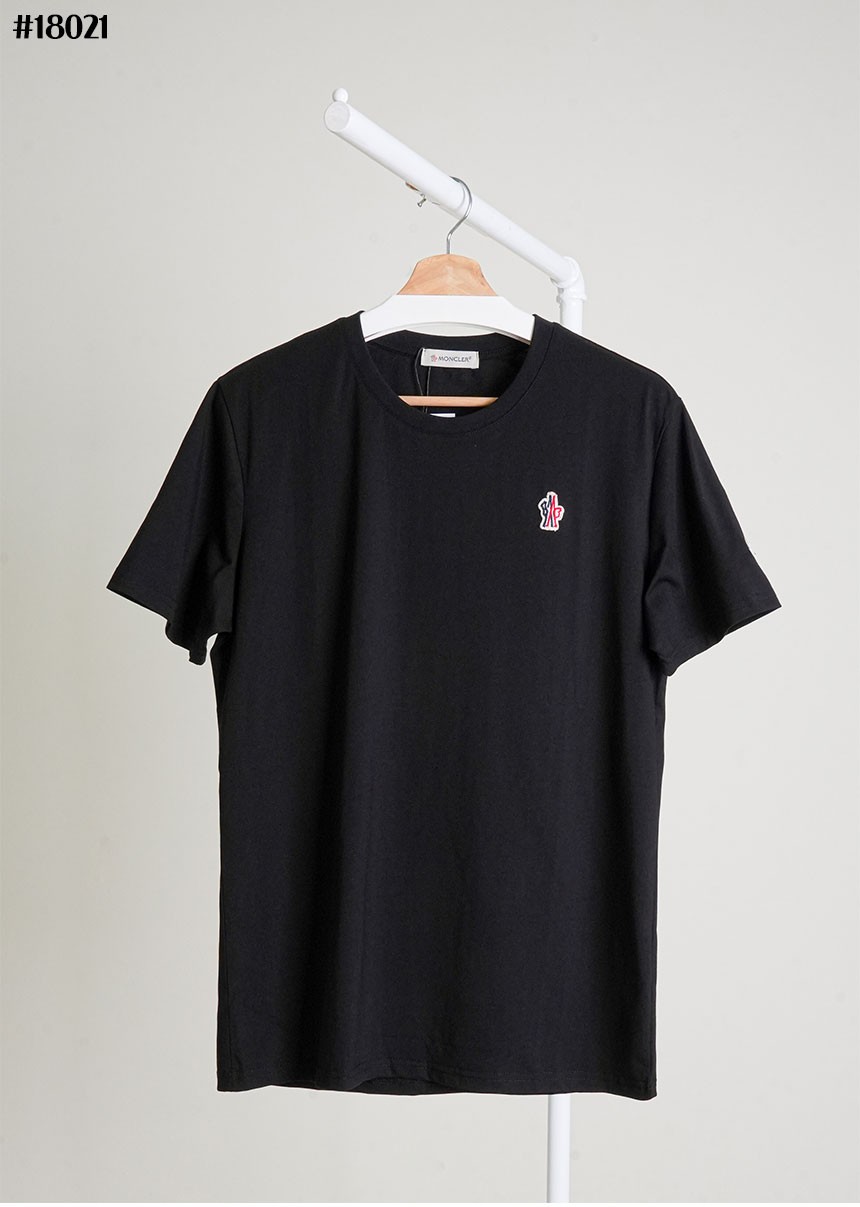 [MONCLER] 몽클레어 그레노블 로고 패치 코튼 반팔 티셔츠