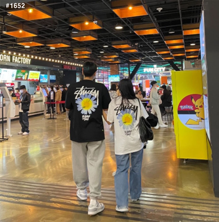 [STUSSY] 스투시 ITP 플라워 반팔 티셔츠