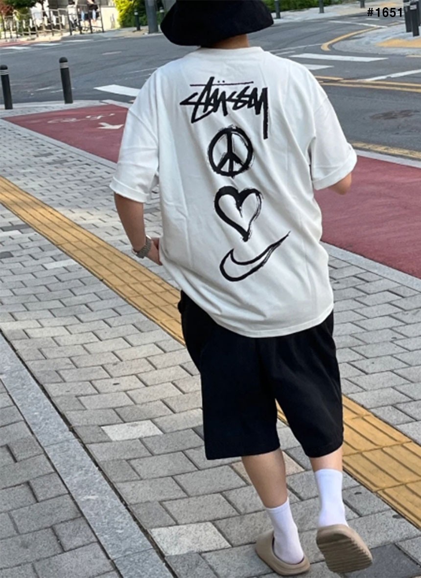 [STUSSY] 스투시 x 나이키 NRG RA 서밋 반팔 티셔츠