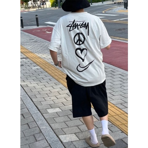 [STUSSY] 스투시 x 나이키 NRG RA 서밋 반팔 티셔츠