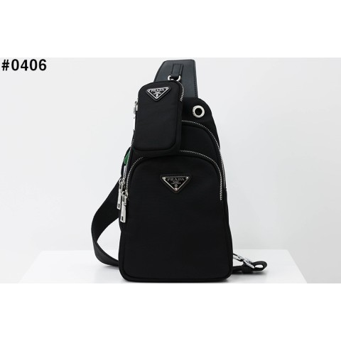[PRADA] 프라다 삼각로고 리나일론 슬링백
