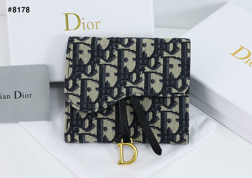 [DIOR] 크리스찬 디올 수입고급 오블리크 새들 반지갑