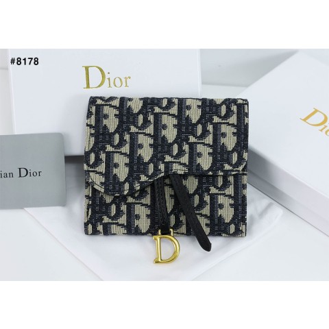 [DIOR] 크리스찬 디올 수입고급 오블리크 새들 반지갑