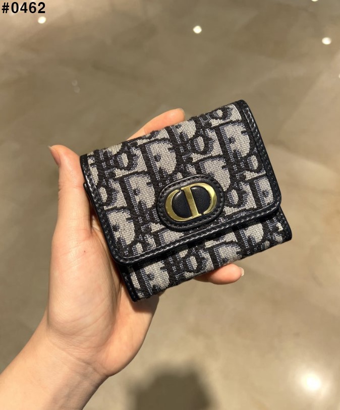 [DIOR] 크리스찬 디올 30 몽테인 로터스 오블리크 플랩 반지갑