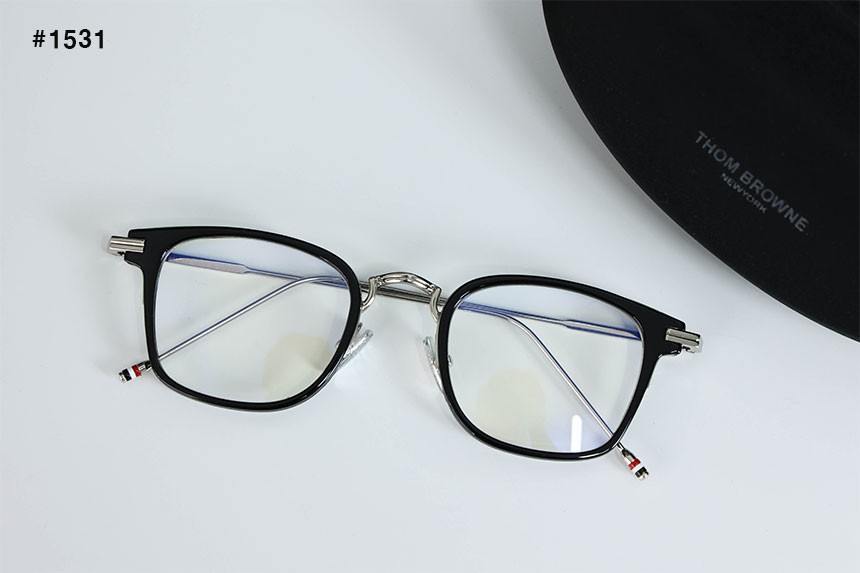 [THOM BROWNE] 톰브라운 TBX 905 실버 브릿지 안경테