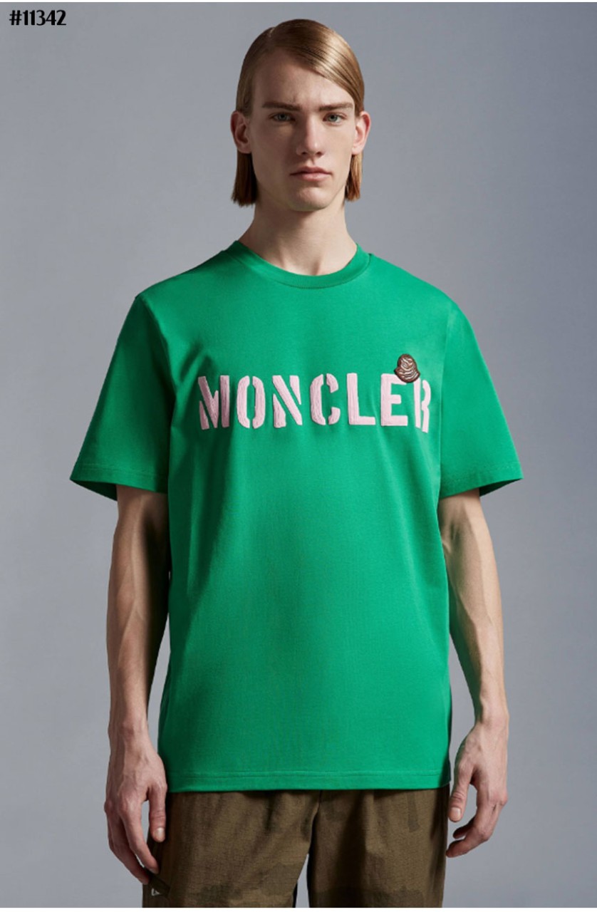 [MONCLER] 몽클레어 오버핏 이니셜로고 라운드티셔츠