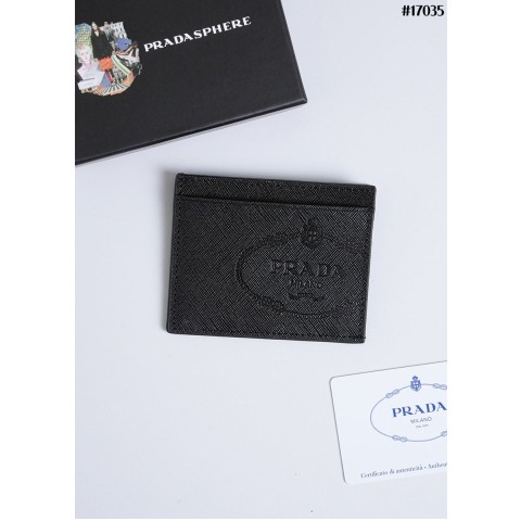 [PRADA] 프라다 사피아노 엠보시드 로고 카드 홀더