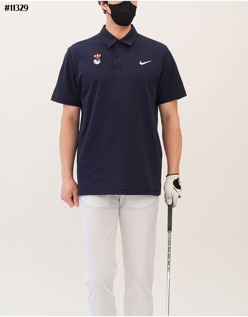 [Malbon Golf X NIKE] 말본 X 나이키 USA 페도라버킷 콜라보 카라티셔츠