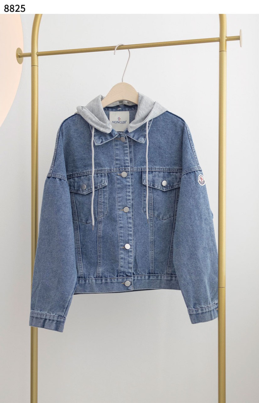 [MONCLER] 몽클레어 디테쳐블 후드 데님 자켓