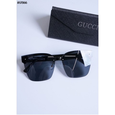 [GUCCI] 구찌 GG 스타 샤이니 블랙 스퀘어 선글라스