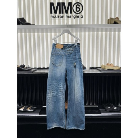 2025 SS 신상 메종마르지엘라 MM6 남성 프리미엄급 데님팬츠(매장판)