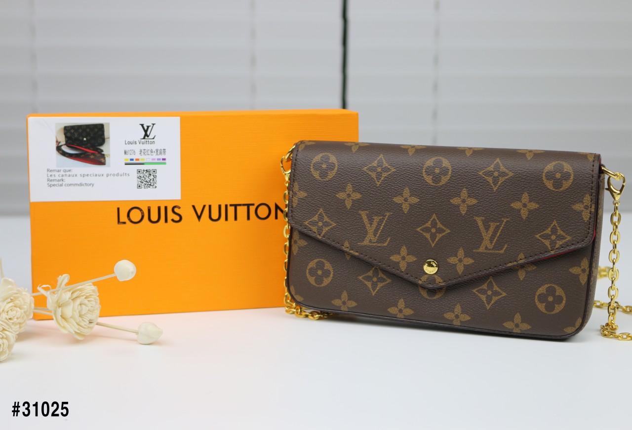 [ LOUIS VUITTON ] 루이비통 포쉐트 펠리시 체인 크로스  숄더백셋