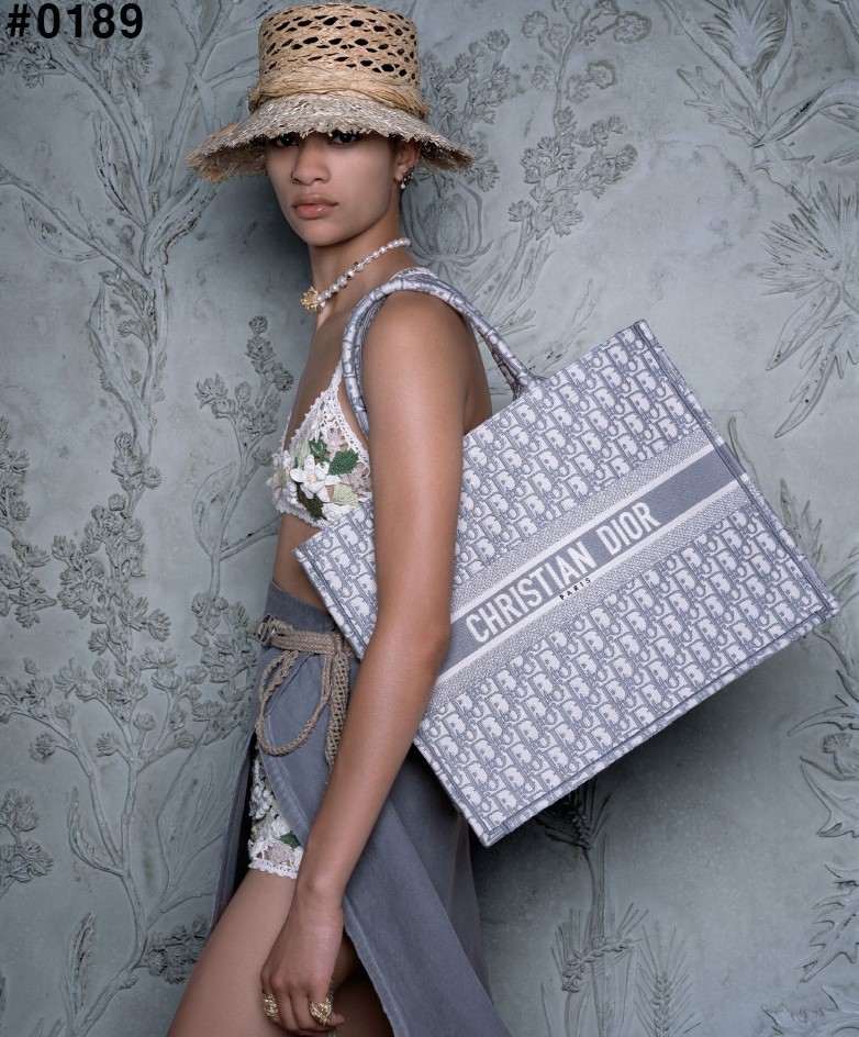 [DIOR] 크리스찬 디올 오블리크 북 토트백 라지