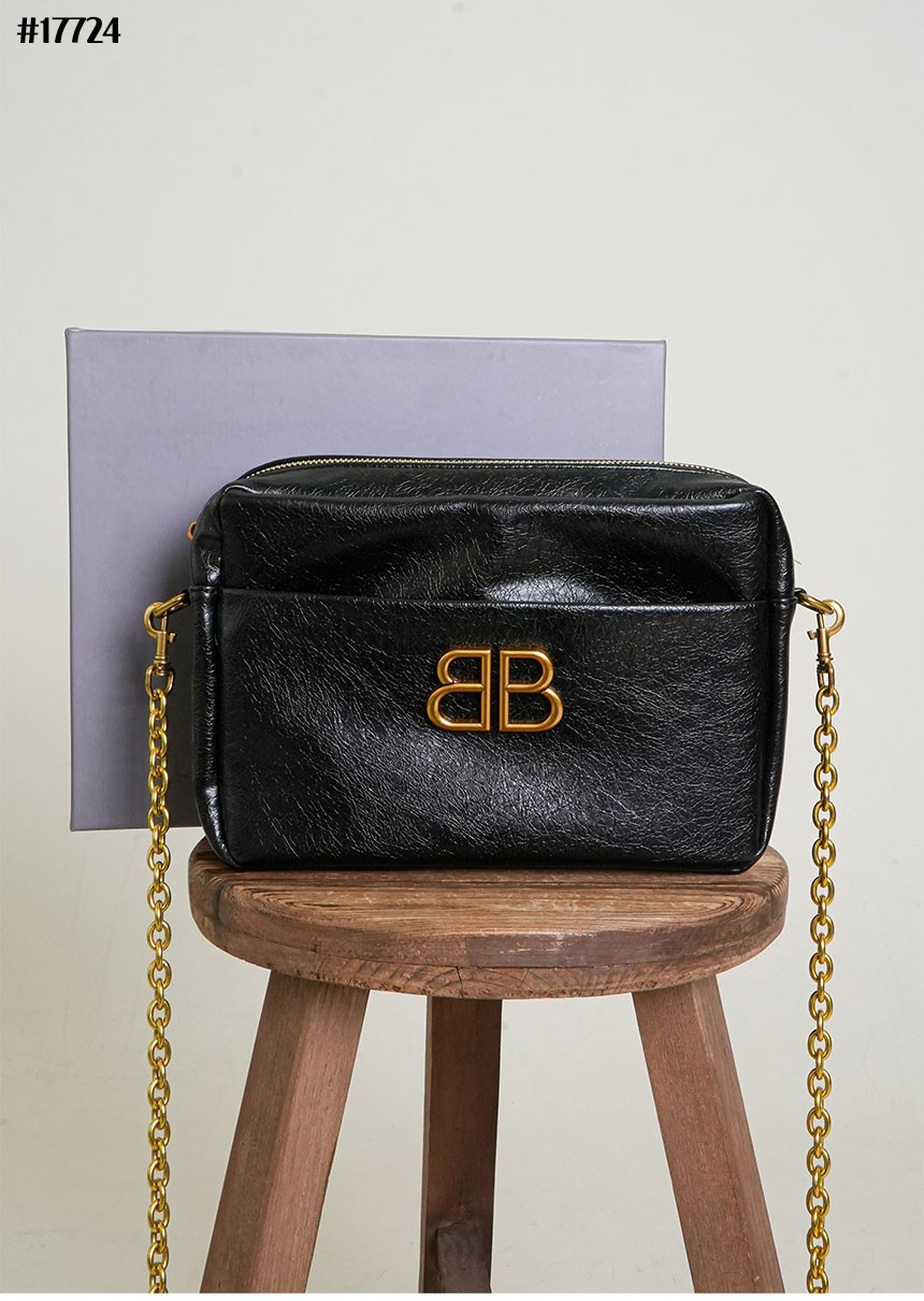 [BALENCIAGA] 발렌시아가 모나코 레더 카메라 백