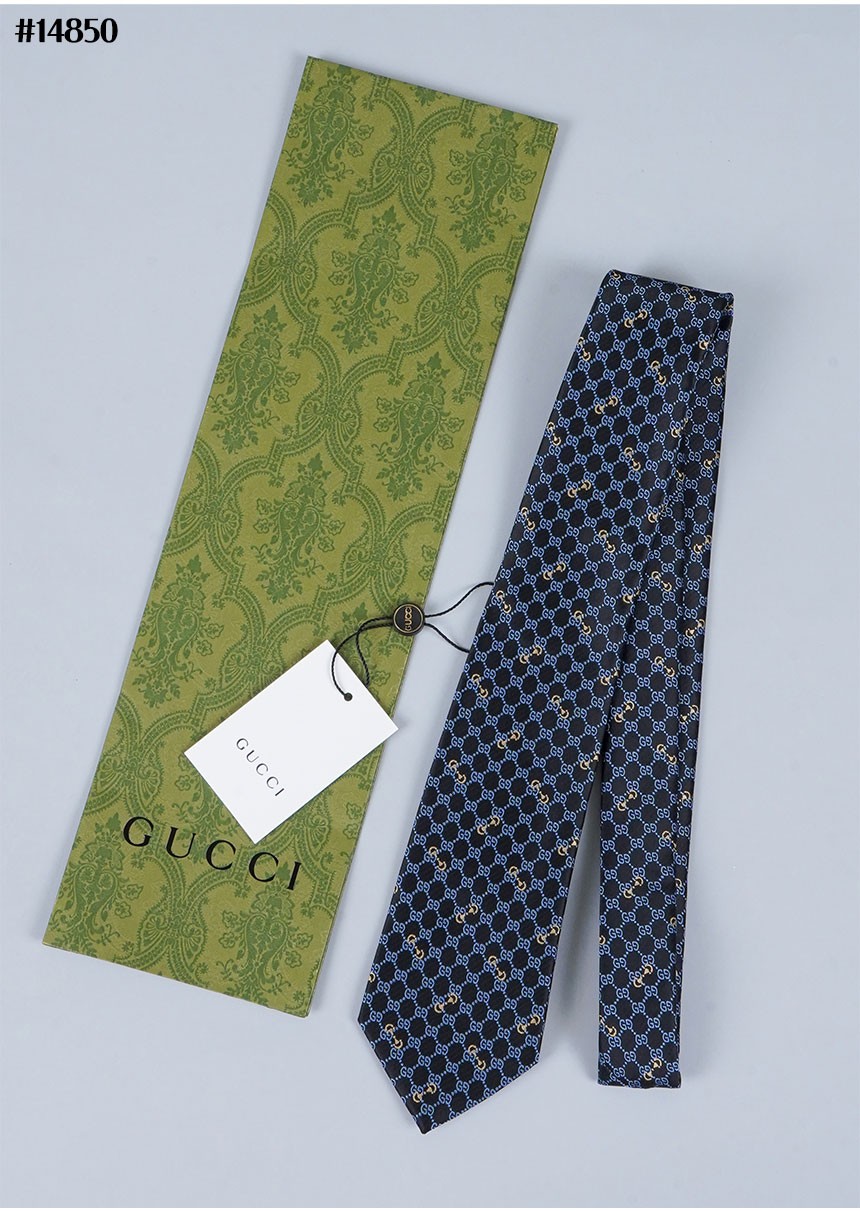 [GUCCI] 구찌 홀스빗 자카드 넥타이