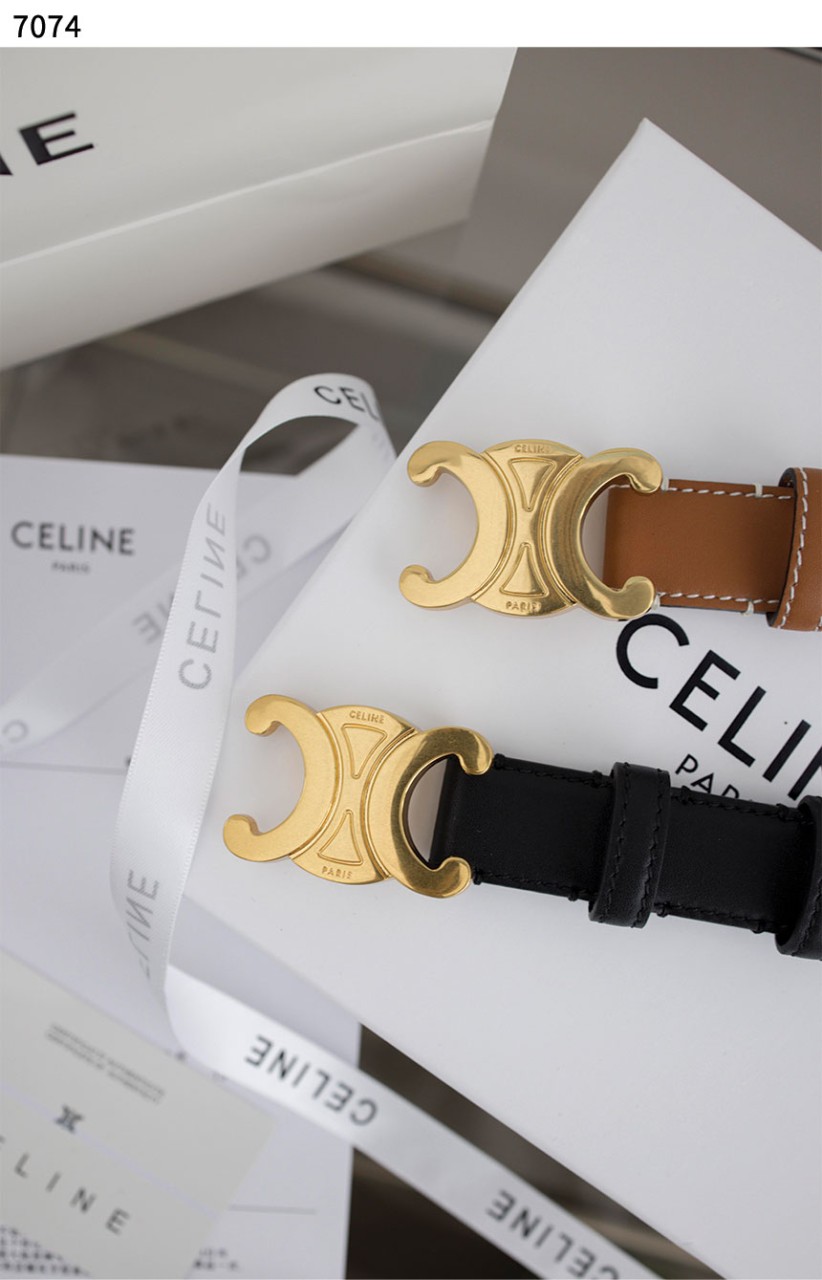 셀린느 [CELINE] 수입고급 미디엄 트리옹프 벨트