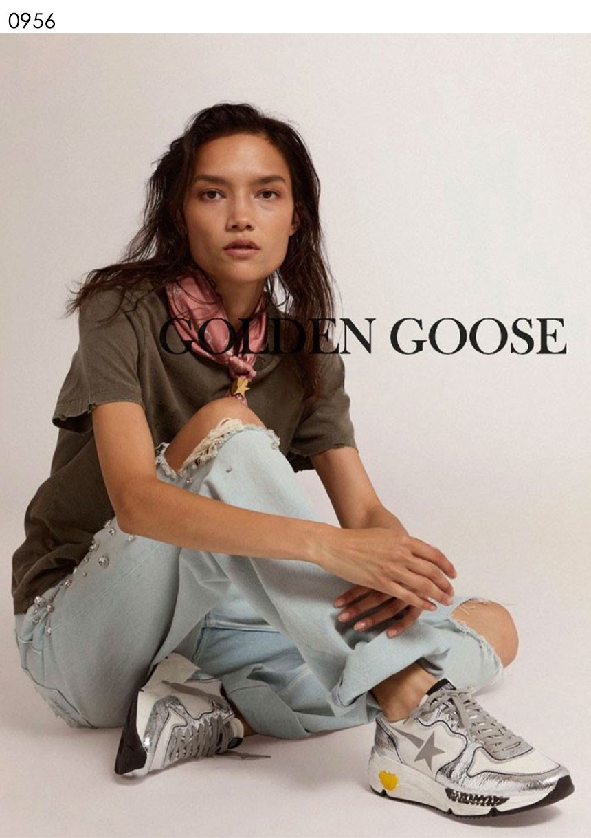 [GOLDEN GOOSE] 수입프리미엄급 실버&화이트 런닝솔