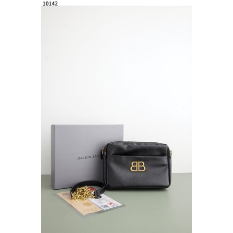 [BALENCIAGA] 여성 모나코 Xs 카메라 백 블랙
