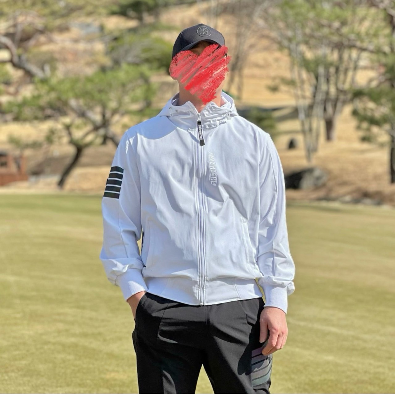 어메이징 크* 아코디오 후드집업 트레이닝셋    (MAN)